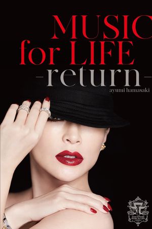 ayumi hamasaki MUSIC for LIFE ~return~'s poster