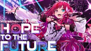 HOPE TO THE FUTURE IRyS 2024 Birthday 3D LIVE's poster