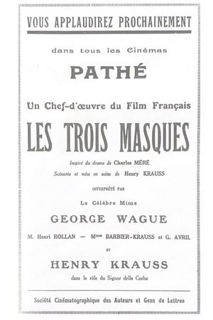 The Three Masks's poster