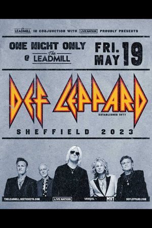 Def Leppard- Live at The Leadmill's poster