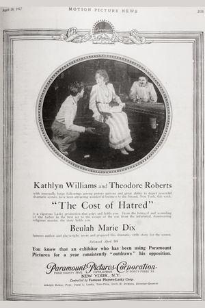 The Cost of Hatred's poster