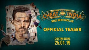 Why Cheat India's poster