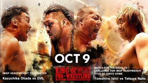 NJPW King of Pro Wrestling 2017's poster