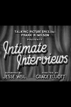 Intimate Interviews: Walter Huston's poster