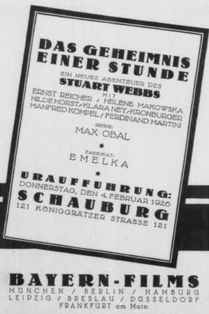 Das Geheimnis einer Stunde's poster