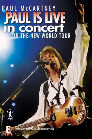 Paul Is Live In Concert – On the New World Tour's poster