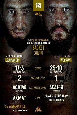 ACA 153: Dzhanaev vs. Pessoa's poster