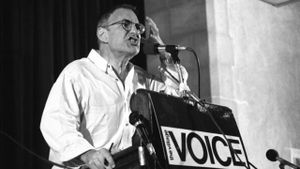 Larry Kramer in Love and Anger's poster