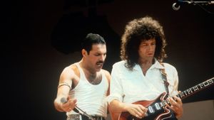 Queen at Live Aid's poster