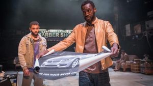 National Theatre Live: Barber Shop Chronicles's poster