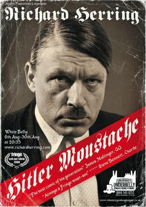 Richard Herring: Hitler Moustache's poster