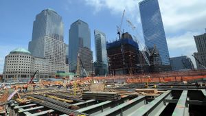 America Rebuilds: A Year at Ground Zero's poster