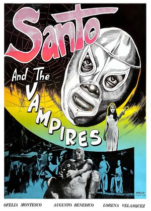 Santo vs. the Vampire Women's poster