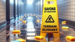 Savons, attention terrain glissant's poster