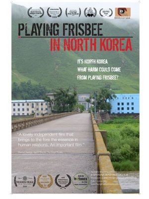 Playing Frisbee in North Korea's poster