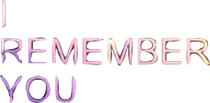 I Remember You's poster