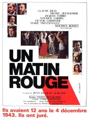 Un matin rouge's poster