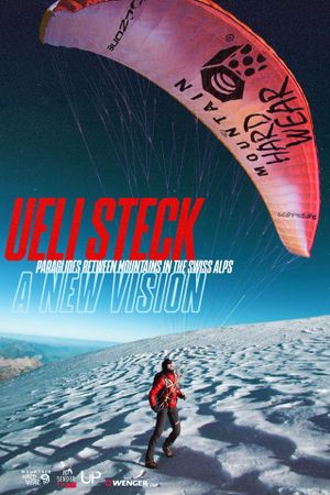 Ueli Steck - Paraglides Between Mountains In The Swiss Alps's poster image