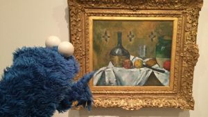 Don't Eat the Pictures: Sesame Street at the Metropolitan Museum of Art's poster