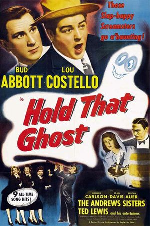 Hold That Ghost's poster