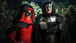 Mr. and Mrs. Incredible's poster