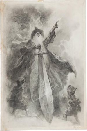 Forging Through the Darkness: The Ralph Bakshi Vision for 'The Lord of the Rings''s poster