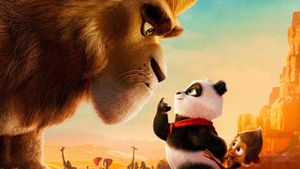 Panda Bear in Africa's poster