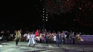 La Traviata on Sydney Harbour's poster