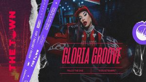 Gloria Groove - The Town 2023's poster