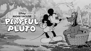 Playful Pluto's poster