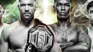 UFC 305: du Plessis vs. Adesanya's poster