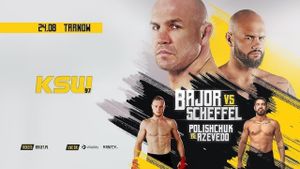 KSW 97: Bajor vs. Scheffel's poster