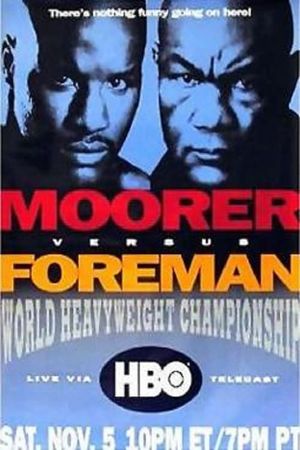 George Foreman vs Michael Moorer's poster