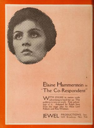 The Co-respondent's poster