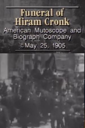 Funeral of Hiram Cronk's poster