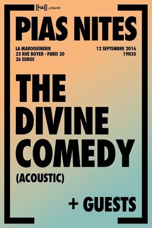 The Divine Comedy - La Maroquinerie acoustic 2016's poster