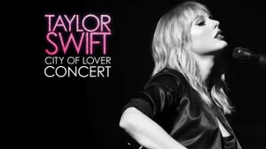 Taylor Swift City of Lover Concert's poster