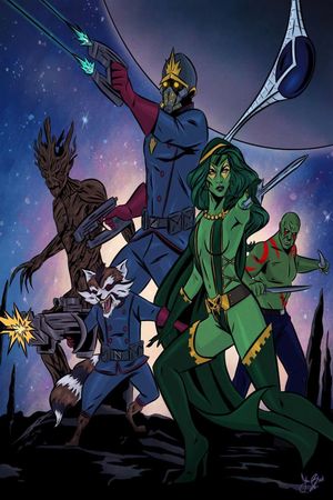 Guardians of the Galaxy's poster