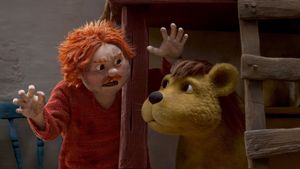 Three Robbers and a Lion's poster