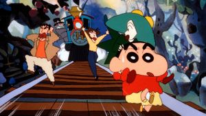 Kureyon Shin-chan: Hendârando no daibôken's poster