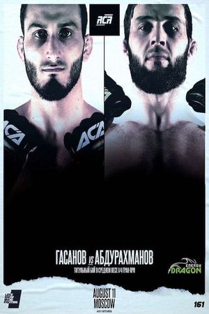 ACA 161: Gasanov vs. Abdurakhmanov's poster