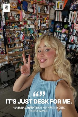 Sabrina Carpenter: The Tiny Desk Concert's poster