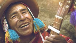 Contrasts of Peru's poster