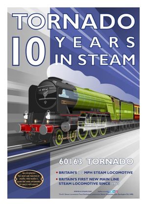 Tornado The 100mph Steam Engine's poster