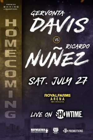 Gervonta Davis vs. Ricardo Nunez's poster