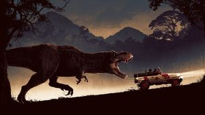 Jurassic Park's poster