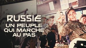 Russie : Un peuple qui marche au pas's poster