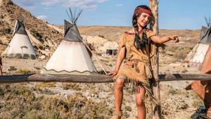 The Young Chief Winnetou's poster