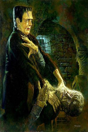 Frankenstein Meets the Wolf Man's poster