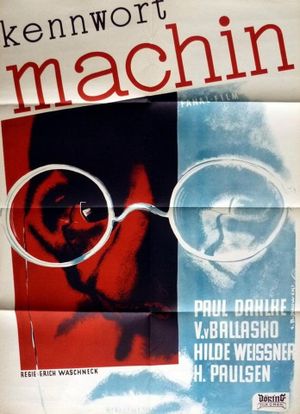 Kennwort Machin's poster